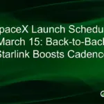 spacex launch schedule — CA news