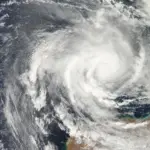 tropical cyclone narelle red sky — CA news