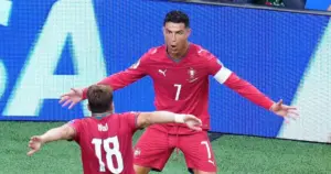 World Cup 2026: Colombia 0-0 Portugal - Davinson Sanchez's late goal ruled out for offside as Colombia finish top of Group K with Portugal runners-up