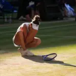 Linda Noskova fends off Muchova fightback to win first grand slam title at Wimbledon