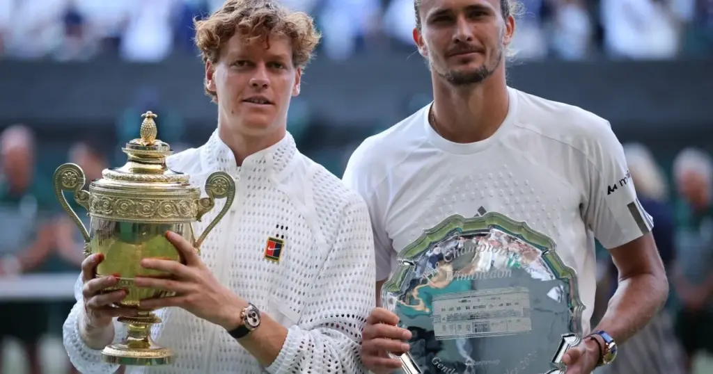 Jannik Sinner beats Alexander Zverev, defends Wimbledon title