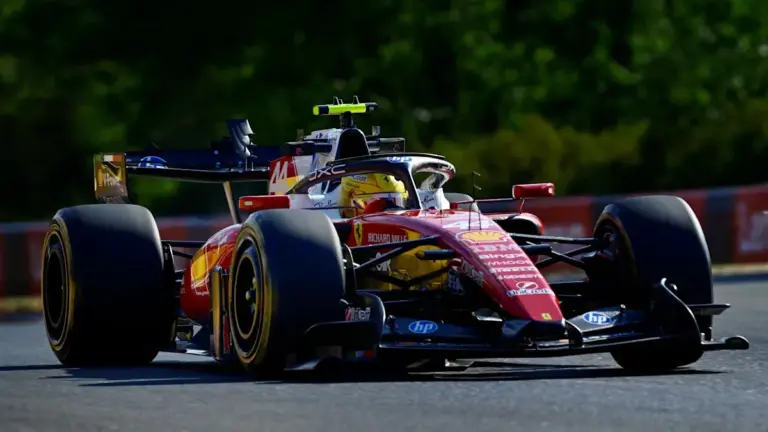 Norris leads Hamilton and Antonelli during FP3 in Hungary