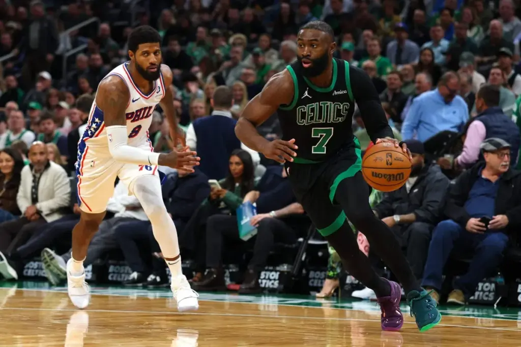 Jaylen Brown 'excited and disappointed' after trade to 76ers
