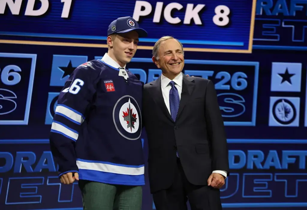 Jets sign first-rounder Viggo Bjorck to entry-level contract