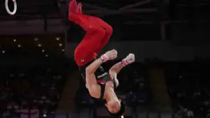 Canadian gymnast Félix Dolci wins Commonwealth Games silver medal in all-around final