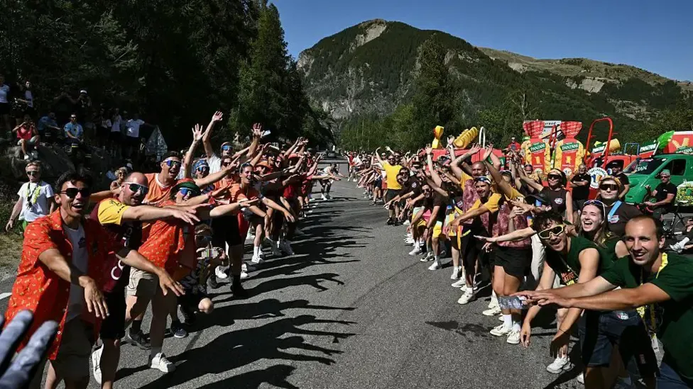 Fans at the 2026 Tour de France