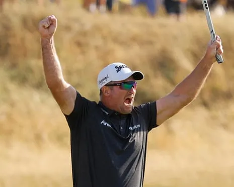 Ryan Fox celebrates his victory at the 2026 Open Championship at Royal Birkdale
