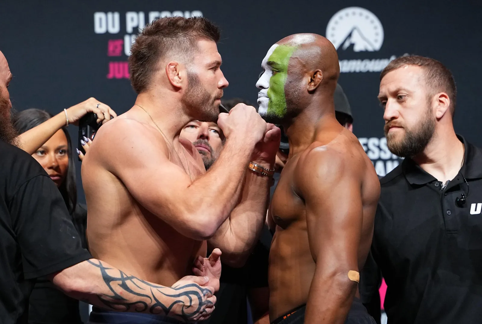 UFC Fight Night: Du Plessis v Usman Weigh-in